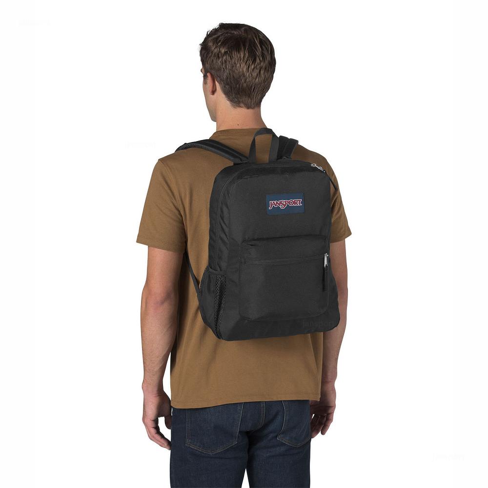 Sac à Dos Scolaire JanSport CROSS TOWN Noir | ATF-78000988